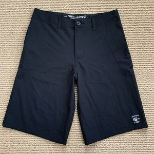 Boys Black Vans Bermuda Shorts